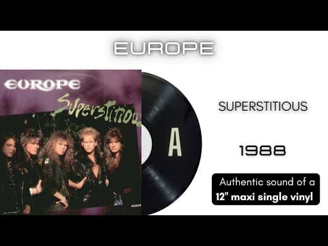 Europe (2) — Europe - Superstitious [12'' maxi single]