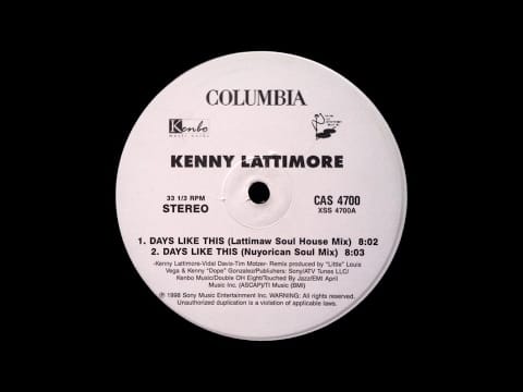 Kenny Lattimore — Kenny Lattimore - Days Like This Days Like This (Lattimaw Soul House Mix)