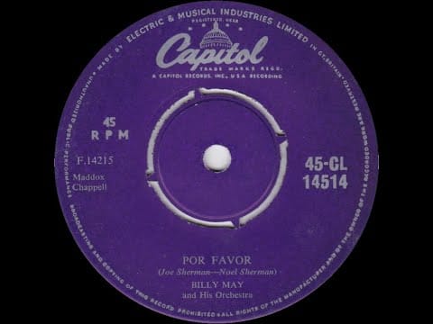 Billy May And His Orchestra — Billy May And His Orchestra - Por Favor