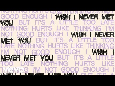 Oh Wonder — I Wish I Never Met You