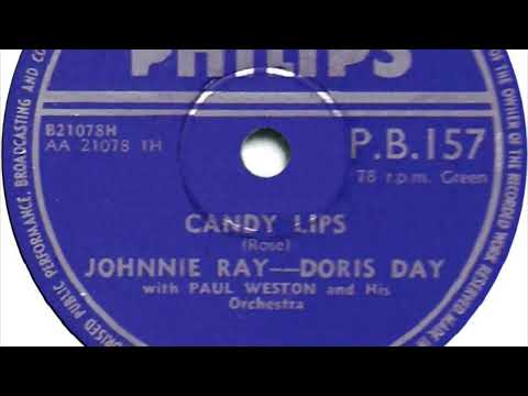 Doris Day — Johnnie Ray And Doris Day - Candy Lips (78 rpm record) 1953