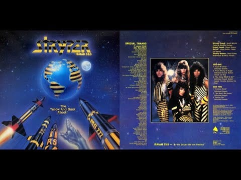 Stryper — Stryper - 1984 LP: The Yellow And Black Attack - B3   Loving You