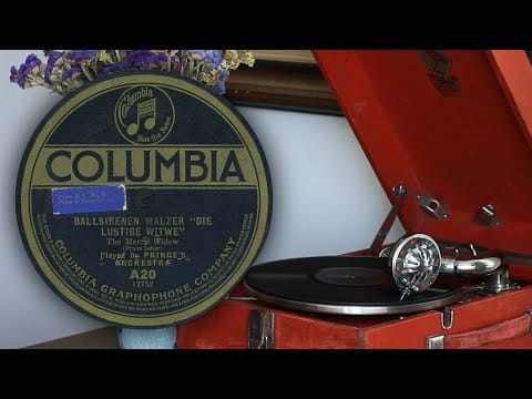 Prince's Orchestra — Ballsirenen Walzer "Die Lustige Witwe" (Franz Lehar) Prince's Orchestra (Columbia A20 12752 78rpm)