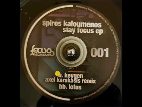Spiros Kaloumenos — Spiros Kaloumenos - Keygen (Axel Karakasis Remix) (B1)