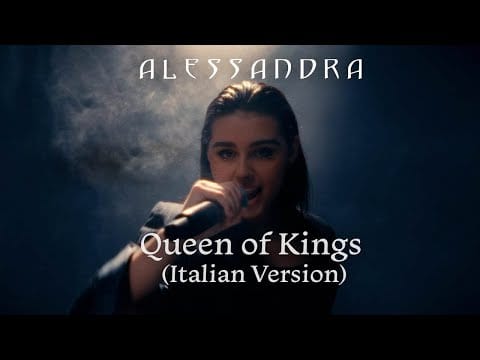 Alessandra Mele — Alessandra - Queen of Kings (Italiano) 🇮🇹 [Official Performance Video]
