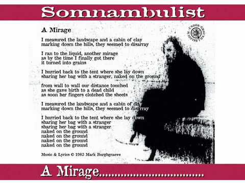 Somnambulist (2) — A mirage - Somnambulist