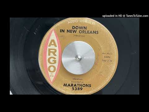 The Marathons — The Marathons - Down in New Orleans (Argo) 1961