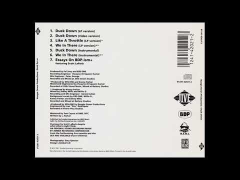 Boogie Down Productions — Boogie Down Productions - Duck Down (Instrumental)