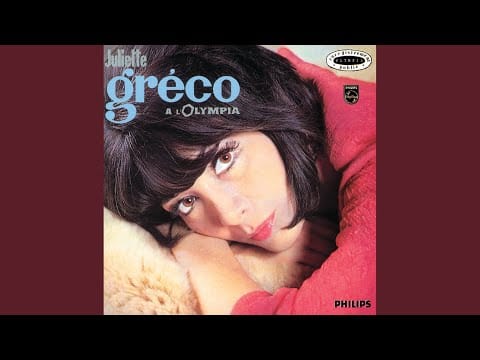 Juliette Gréco — A Contrecoeur (Live Olympia 66)