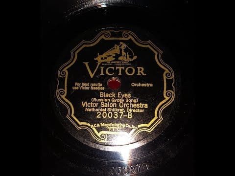 Victor Salon Orchestra — "Black Eyes" by Victor Salon Orch & Nat Shilkret (Wurlitzer Phonograph)