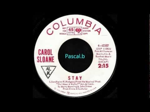 Carol Sloane — Carol Sloane - Stay