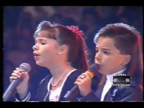 Sandy & Junior — Sandy & Júnior cantando Criança Esperança no Criança Esperança 1994