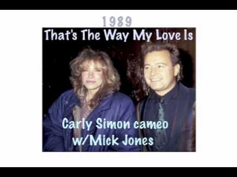 Mick Jones (2) — Rare audio! Carly Simon cameo 1989 with Mick Jones