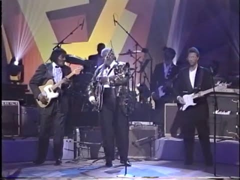 Albert Collins — B.B. King, Jeff Beck, Eric Clapton, Albert Collins & Buddy Guy in Apollo Theater 1993 Part 2