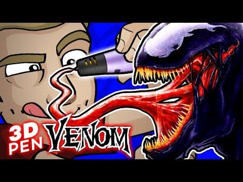 The Living Tombstone — EPIC VENOM 3D PEN SCULPTURE!!