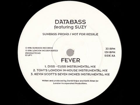 Databass (7) — Databass - Fever (Diss-Cuss Instrumental Mix) 1994