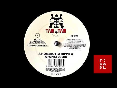 A Homeboy, A Hippie & A Funki Dredd — A Homeboy, A Hippie & A Funki Dredd – Total Confusion