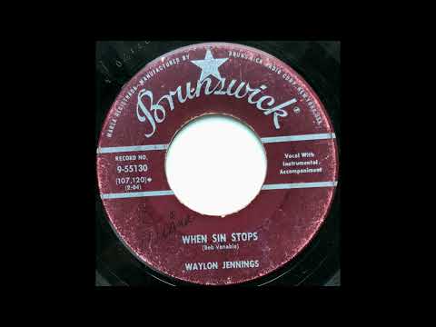 Waylon Jennings — Waylon Jennings - When Sin Stops