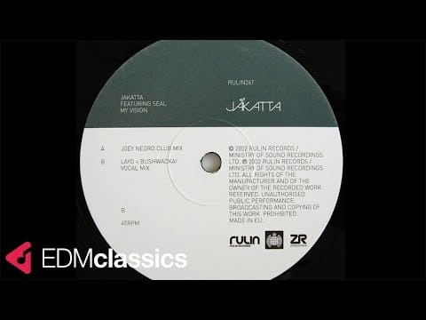 Jakatta — Jakatta Featuring Seal - My Vision (Joey Negro Club Mix) (2002)