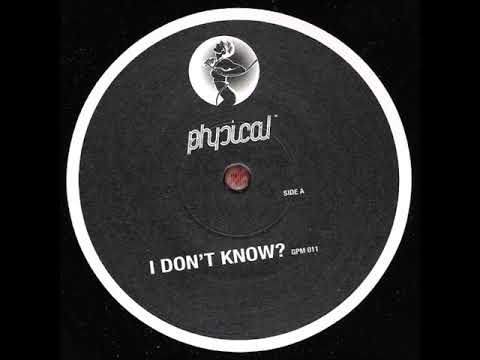 Chelonis R. Jones — Chelonis R. Jones - B1 - I Don't Know? (Captain Comatose Rmx)