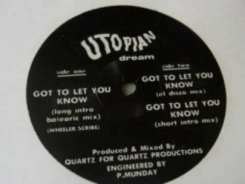 Utopian Dream — Utopian Dream Got to let you know Short Intro mix