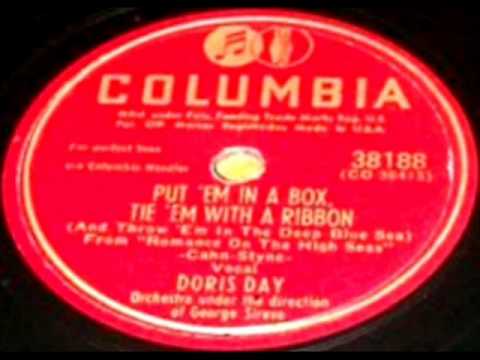 Doris Day — Put 'Em In A Box by Doris Day on 1947 Columbia 78.