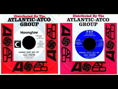 Lulu Porter — Lulu Porter - NOBODY HURT BUT ME - (R. J. Recorder - 'Moonglow')  (1965)