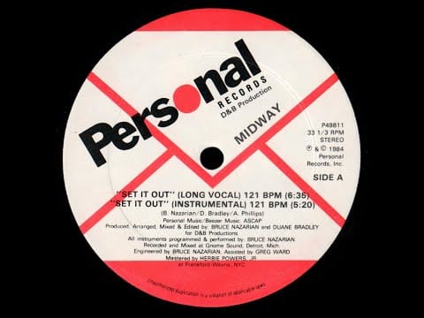 Midway (2) — Midway - Set It Out - Long Vocal '84