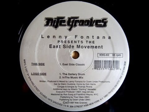Lenny Fontana — Lenny Fontana Presents The East Side Movement – Inner City (The Gallery Drum) (1997)