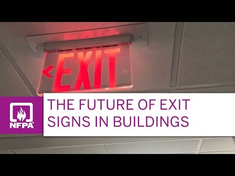 Martin Hall — The Future of Exit Signs in Buildings