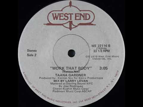 Taana Gardner — Taana Gardner - Work That Body (n.b. b side) West End records 1979
