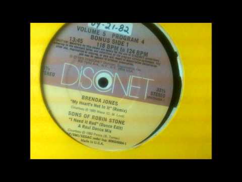 Brenda Jones — Brenda Jones - My Heart's not In It (Disconet Remix).wmv