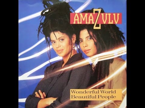 Amazulu — Amazulu - Wonderful World, Beautiful People (12'' Rhythm 'n' Remix) (87)
