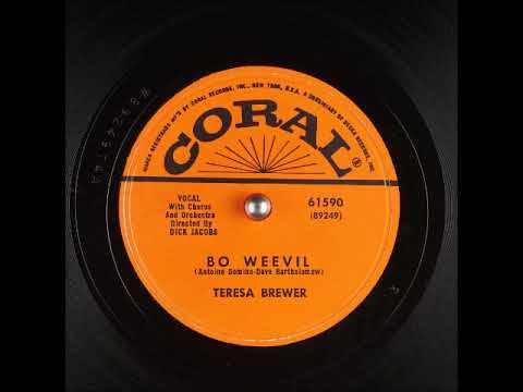 Teresa Brewer — Bo Weevil ~ Teresa Brewer with Chorus and Orchestra (1956)