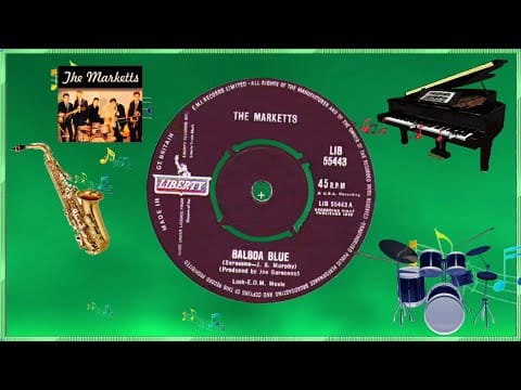 The Marketts — The Marketts - Balboa Blue  1962   ( Eigen ontwerp Color  - Personal Color Design )