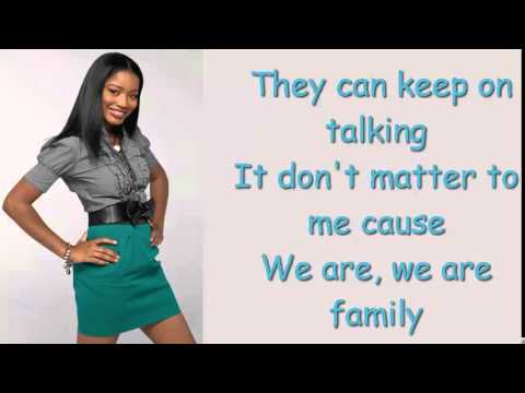 Keke Palmer — Keke Palmer  We Are Family Lyrics