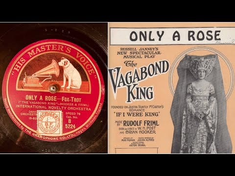 International Novelty Orchestra — International Novelty Orchestra (Nat Shilkret) - Only A Rose - 78 rpm - HMV B5224 - 1926