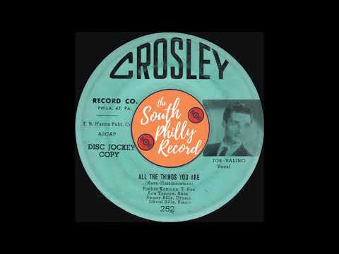 Joe Valino — Joe Valino - All The Things You Are (Crosley 1953)