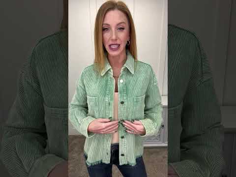 Corduroy (3) — More Like You Corduroy Jacket - Try on Video