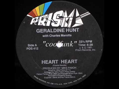 Geraldine Hunt — Geraldine Hunt & Charles Marotta - Heart Heart (12 inch 1981)
