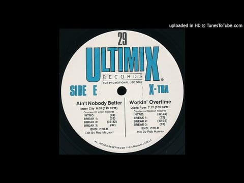 Diana Ross — Diana Ross - Workin' Overtime (Ultimix Version)