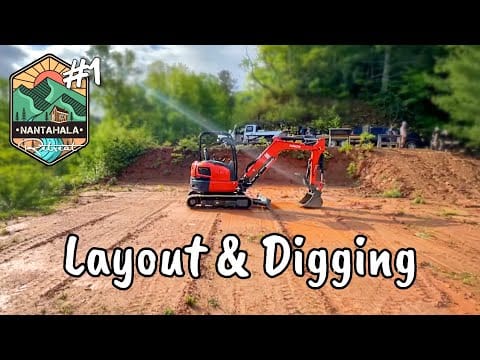 The Foundations — Laying Out and Digging Footings for a House | Building The Nantahala Retreat #1