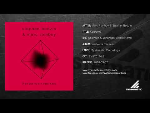 Marc Romboy vs. Stephan Bodzin — Stephan Bodzin & Marc Romboy - Kerberos (Solomun Johannes Brecht Remix) [SYST0120-6]