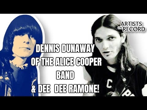Dennis Dunaway — The Day Dennis Dunaway of The Alice Cooper Band saved The Ramones, Bass! Classic Rock Stories!