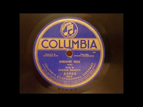 Campbell And Burr — George Meader - Sunshine Rose (1920)