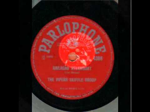 The Vipers Skiffle Group — THE VIPERS SKIFFLE GROUP  RAILROAD STEAMBOAT  78RPM
