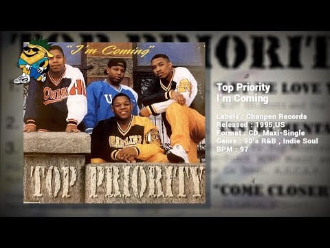 Top Priority (3) — Top Priority - I'm Coming 1995 CDS
