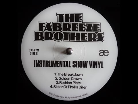 The Fabreeze Brothers — Phill Most Chill & Paul Nice are The Fabreeze Brothers ‎– Fashion Plate (Instrumental)