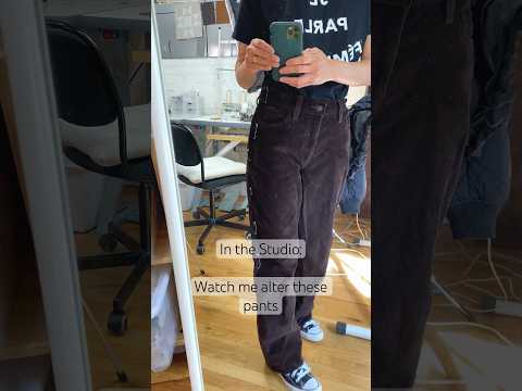 Corduroy (3) — Corduroy Pants Alteration: Baggy to Stylish