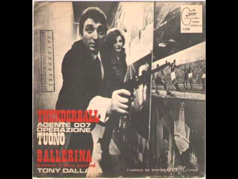Tony Dallara — TONY DALLARA - OPERAZIONE TUONO (Thunderball)  - MOCAMBO RECORDS 1 128